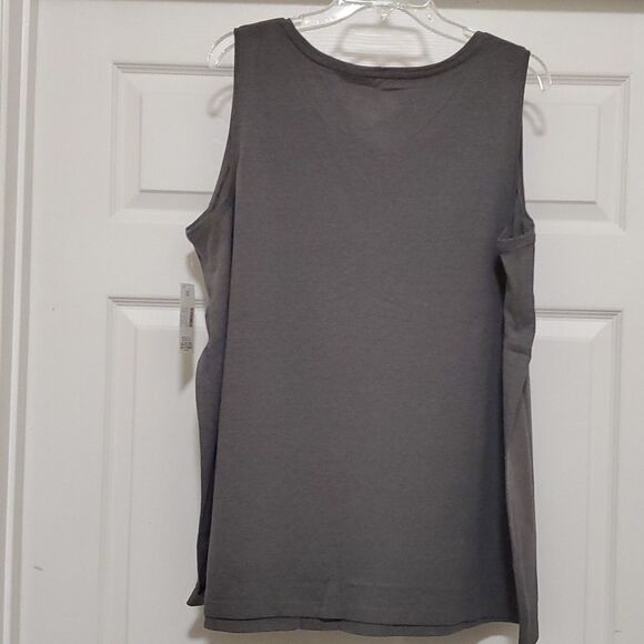 Catherines suprema collection  womens 2X gray Sleeveless tank top - Picture 2 of 7